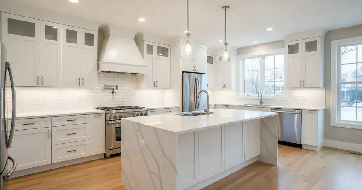 Inside the Rockland Design Factory kitchen and bath showroom in Congers, NY